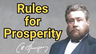 Rules for Prosperity  Charles Spurgeon  Updated  Devotional  Faiths Checkbook