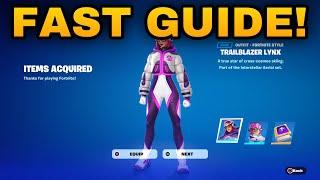 How To COMPLETE ALL INTERSTELLAR AERIAL TRAILBLAZER LYNX QUESTS CHALLENGES in Fortnite Pack Guide