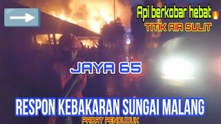 Respon Kebakaran Di Sungai Malang Amuntai Tengah #jaya65 #pemadamkebakaran #pemadamkotabanjarmasin