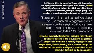 Listen to Senate Intel Chairman Richard Burr give dire warnings on coronavirus to well-connected co