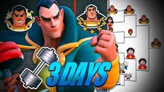 I practiced Black Adam for 3 days and entered a tournament