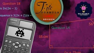 GCSE Maths Calculator Revision session - Tea Formulas Set A Paper 3 Calculator