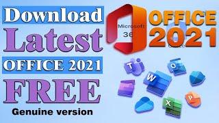 How to download Microsoft Office 2021  Free  Genuine Version
