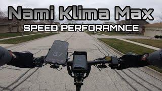 Nami Klima Max PERFORMANCE TEST 40mph++ with Extreme Wind Conditions