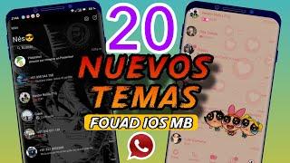 NUEVO TEMAS de WhatsApp FOUAD iOS MB 9.93  WhatsApp estilo iPhone