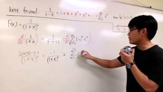 Calculus 11 9 #13 a Power Series Representation