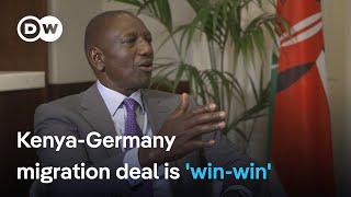 Kenyas President William Ruto defends Germany migration deal over brain drain fears  DW News