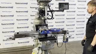 Acer E-Mill 3VS II 9 x 49 Milling Machine Newall 3-Axis DRO Kurt D688 Vise Power Feeds 2015