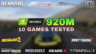 Nvidia GeForce 920M Gaming Test  2019