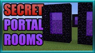 Easy Secret Portal Rooms - Minecraft Java 1.18