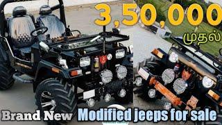 Modified Jeeps In Chennai  Modified cars in Chennai  Customized Thar and Bolero Cars for sale