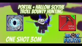 Portal + Lava  Blox Fruits Troll Bounty Hunting