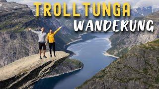 TROLLTUNGA WANDERUNG Norwegen • So hart ist die Wanderung wirklich   VLOG 597