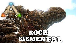 Taming A Rock Elemental  Ark Survival Evolved  Scorched Earth