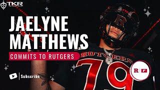 Rutgers Football lands Four-Star OL Jaelyne Matthews -- #Rutgers Scarlet Knights Football