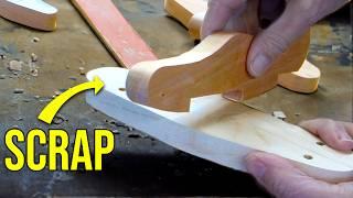 Making classic toy planes from scrap lumber