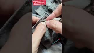 Hack Kancing Denim yang lepas tanpa ketukan jahit #ruggedindonesia #inspirasi