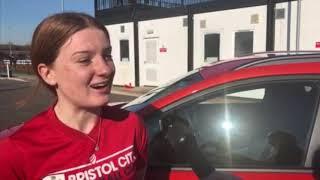 Interview with Bristol City W.F.Cs Sophie Baggaley  Bristol Street Motors