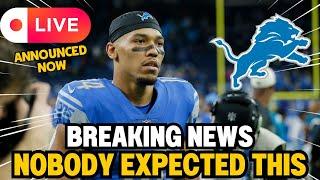 ATTENTION NOW IT HAPPENED THIS AFTERNOON LIONS CONFIRM EVERYTHING DETROIT LIONS NEWS