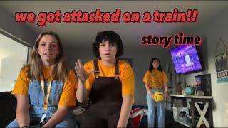 A man attacked us on a train storytime