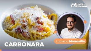 CARBONARA alla ROMANA CREMOSA la ricetta TRADIZIONALE dello chef Luciano Monosilio