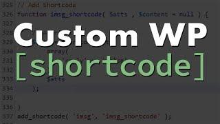 WordPress Shortcode Tutorial How to Create Custom WP Shortcode with PHPHTMLCSS