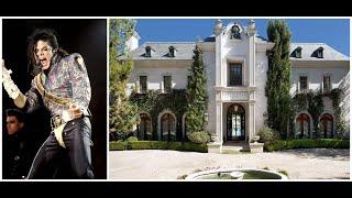 Michael Jacksons house in Beverly Hills Los Angeles - where he spent his final days - forever love