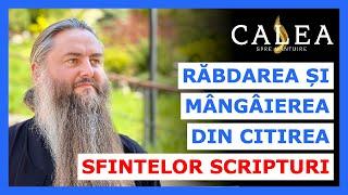  RĂBDAREA ȘI MÂNGÂIEREA DIN CITIREA SFINTELOR SCRIPTURI  Pr. CHIRIL ZĂGREAN