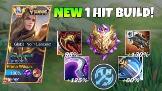 NEW UPDATE LANCELOT 1SHOT BUILD TUTORIAL  SUPER AGGRESSIVE GAMEPLAY INSANE DAMAGE