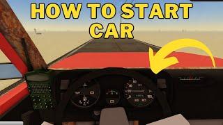 How To Start The Car in a Dusty Trip  Roblox
