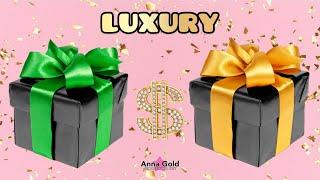 4k CHOOSE YOUR GIFT LUXURY VS FUNNY   Anna Gold 