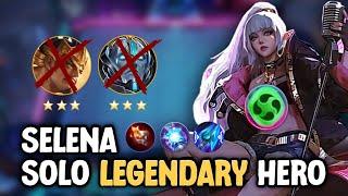 HYPER SELENA SYNERGY STUN + ELEMENTALIS VS LEGENDARY HERO  MAGIC CHESS MLBB