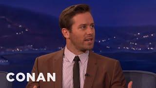 Armie Hammers Russian Massage Video Accent  CONAN on TBS