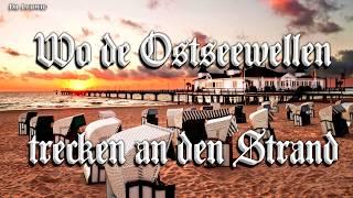 Wo de Ostseewellen trecken an den Strand German folk song+English translation