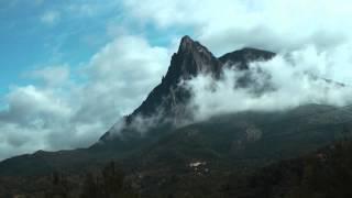 Clouds  on the Puig Campana and The Castellets