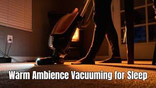 2-Hour Cozy Night Vacuuming  Warm Ambience Vacuuming ASMR with Harman Pellet Stove for Deep Sleep