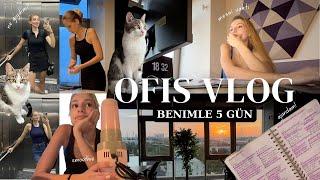 Yaz tatili bitişi ofise dönüş🫡 BENİMLE 5 GÜN ‍ - Vlog 12