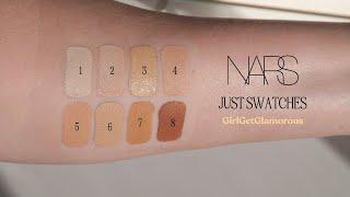 JUST SWATCHES  Nars Radiant Creamy Concealer 8 Shades