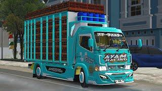 SHARE‼️LIVERY CANTER $7 VARIAN AYAM 1 BY MUKHLAS PO  MOD BUSSID TERBARU