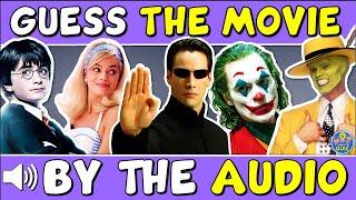 Guess The MOVIE BY THE AUDIO QUIZ   CHALLENGE TRIVIA