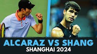 Carlos Alcaraz vs Juncheng Shang  Shanghai 2024 Highlights