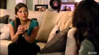 Pretty Little Liars - Emily Fights With Her Parents -  Face Time  4x04