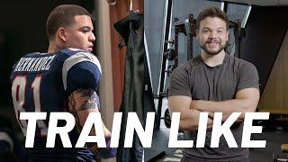 Josh Rivera Shows How He Packed On 30 Pounds To Play Aaron Hernandez  Train Like  Mens Health