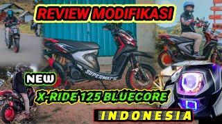 REVIEW MODIFIKASI SUPERMOTO X-RIDE 125 BLUECORE INDONESIA  2022