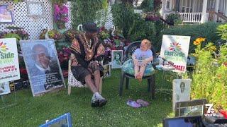 Just brings people together Friendship blossoms between two Buffalo gardeners