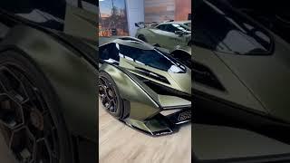 Rate this lambo 1-100 Lamborghini #car #dark green #2 different #shorts #youtube  #luxury