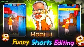 Modi ji in Free Fire  funny short video editing Tutorial 