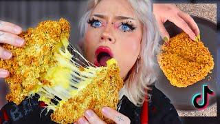 these tik tok food trends are INSANE ramen crusted grilled cheese wtf