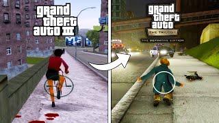 GTA 3 DEFINITIVE EDITION VS ORIGINAL - Physics and Details Comparison