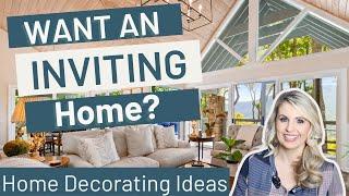 HOW TO MAKE YOUR HOME INVITING  HOME DECORATING IDEAS